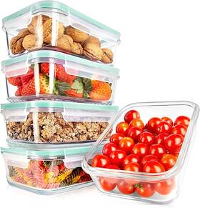 Ncclx5a2 Nutrichef 5 Sets Glass Food Container With Pp Lid Ncclx5a2 Nutrichef 5 Sets Glass Food Container With Pp Lid