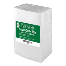 O2frepak 823717466743 Large Gallon 4mil 11.5 Inch X 18.5 Thick Vacuum Sealer Bags With Bpa Fr
