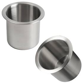 19n06647-l Oemassive 2pcs Stainless Steel Drop-in Cup Holder 3.3 Inch Drink Silver Poker Ta
