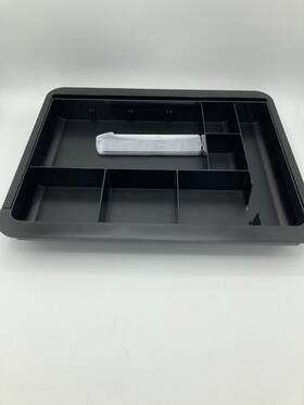 26372 Officemate Recycled Expandable Drawer Tray 10 3/8 W - 16 Black