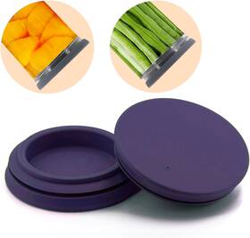 Violet-2 Oklgo Mspg-1 Wide Mouth Mason Jar Lids - Large Canning Fit For Pack