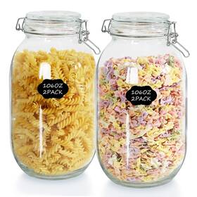Stgs2201 Ollieroo 106oz Glass Jars With Airtight Lid Large Mason Wide Mouth Sto Stgs2201 Ollieroo 106oz Glass Jars With Airtight Lid Large Mason Wide Mouth Sto