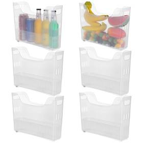 Fdob9121 Omistar 6 Pcs Freezer Drawer Organizer Bins - Clear Plastic Pantry Organizers With Wh Fdob9121 Omistar 6 Pcs Freezer Drawer Organizer Bins - Clear Plastic Pantry Organizers With Wh