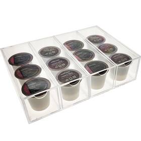 Ondisplay Cosquadsun1 Stackable Acrylic K-cup Coffee Pod Drawer Display Case - Vertical Or Horizontal Ondisplay Cosquadsun1 Stackable Acrylic K-cup Coffee Pod Drawer Display Case - Vertical Or Horizontal