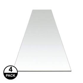 Aws1272-4 Optix 12 Inch X 72 Clear Acrylic Shelf Liner 4-pack