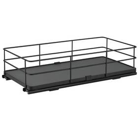 Organize It All 633125289205 Slide Out Shelf Organizer In Matte Black