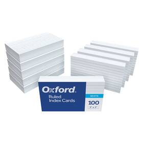 98833 Oxford Ruled Index Cards 3 Inch X 5 White 1 000 10 Inches