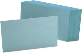 Ess7320blu Oxford Oxf7320blu Unruled Index Cards Blue 3 X 5