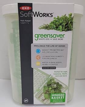 Oxo 719812084312 Softworks Greensaver Herb Keeper - 1.8 Qt