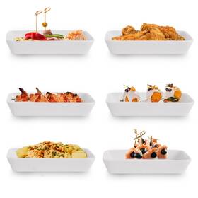 Palais Essentials 649985743146 Farmhouse Decor Porcelain Mini Dipping Bowls Sauce Dishes - Set Of 6 Elegant