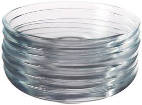 Pasabahce 680678366020 Turkish Glass Saucers Tea Plates 6 Count