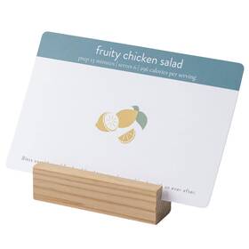 95916 Passionate Penny Pincher Ppp Wooden Block Recipe Card And Photo Holder Made Of Beech Wood Displa