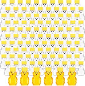 Fa-patelai-159939 Patelai 96 Pcs 2 Oz Plastic Honey Bear Bottle Shape Clear Containers