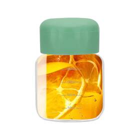 Pta240807tt000672eu Patikil Small Juice Glass Bottles With Lids 10 Ounce 300ml Green