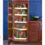 Pdn22s5t-w Knape And Vogt White Five-shelf D-shaped Cabinet Lazy Susan