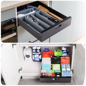 Peak Home Organization 198168166703 Pull-out Organizers Cabinet Slide Out Shelves Pull Drawers For Kit