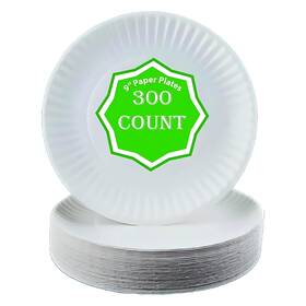 9-300 Perfect Stix Paper Plate By Kitchen Essentials 9 Inch Pack Of 300