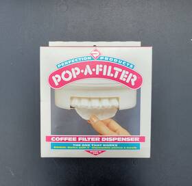 Perfection Products 047438500108 Vintage Pop-a-filter Coffee Filter Dispenser Holder Under The Cabinet