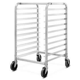 Pe0238x-ca Petsite 10 Tier Sheet Pan Rack Commercial Aluminum Full And Half Bun Baker