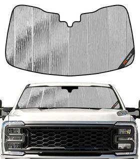 A-ss247 Pigenius Windshield Sun Shade For Ford F-250/f-350/f-450/f-550/f-600 2023-202