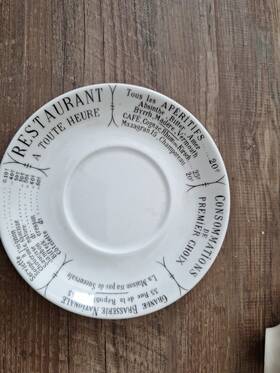 Pillivuyt 871638000393 Brasserie Saucer For Set 5 Pieces