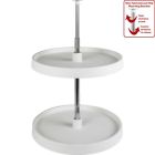 Plsr224 Hardware Resources Diameter Round Plastic Lazy Susan Set With Twist Plsr224 Hardware Resources Diameter Round Plastic Lazy Susan Set With Twist