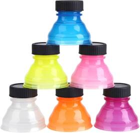 Pluzmecalm 747086232696 3pcs Random Color Soda Can Lids-superior Covers For Multicolor