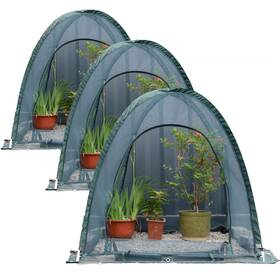 Porayhut 611553684687 Pop Up Gardening Net Cover 36x36x39 Inch Pack Of 2 Pest Guard For Veget