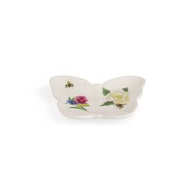 756717 Portmeirion Botanic Garden Bouquet Teabag Tidy 4.25 Inch Butterfly Shape Dolomite