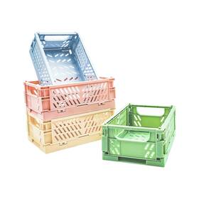 Pottiis 760094025395 4-pack Mini Baskets Plastic For Shelf Home Kitchen Storage Bin Organizer Sta