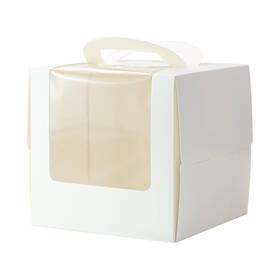 Pq224 Pqzkldp 6 Inch Cake Boxes With Boards - 24 Pack White Pastry 6x6x6 Inches Pq224 Pqzkldp 6 Inch Cake Boxes With Boards - 24 Pack White Pastry 6x6x6 Inches