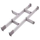 Practical Comfort Adjustable Drawer Organizer Elegant Aluminum