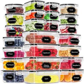 Pra23001 Praki 48 Pack Food Storage Containers With Airtight Lids 24 And