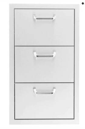 Bbq-260-drw3 Premium Construction Manufacturing Pcm 3 Drawer Triple Access Storage Ss New In Box Bbq-260-drw3 Premium Construction Manufacturing Pcm 3 Drawer Triple Access Storage Ss New In Box