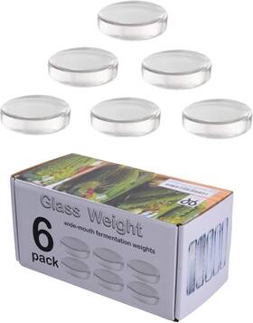 E6-sosi-k8co Premiumpresents 6 Pack - Large Glass Fermentation Weights For Wide Mouth Mason Jars. Clear E6-sosi-k8co Premiumpresents 6 Pack - Large Glass Fermentation Weights For Wide Mouth Mason Jars. Clear