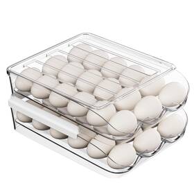 Cfdf-02 Proarea Egg Holder For Fridge 36 Capacity Automatic Rolling Organizer