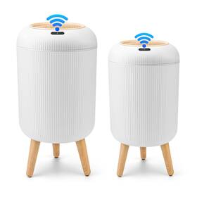 Tg6110two Pukomc 2 Pack Automatic Trash Can 12l /3 Gallon And 10l /2.64 Bathroom Tg6110two Pukomc 2 Pack Automatic Trash Can 12l /3 Gallon And 10l /2.64 Bathroom