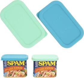 Pkklspam-12oz Purekra 2 Pcs Silicone Can Lids For Spam Jalape O Hormel Cans Packs
