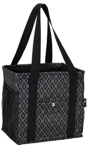 Pursetti 850004130148 Small Utility Tote Bag For Women With 4 Exterior Pockets - Perfect As Lunch T