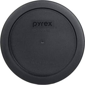 Pyrex 053176997858 7201-pc 4 Cup Round Storage Cover For Glass Bowls 1 Black