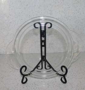 270-c Pyrex -270-c P- Clear Glass Lid 2 Handles Replacement