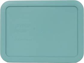 Pyrex 680226785624 7210-pc 3 Cup Turquoise Rectangle Plastic Food Storage