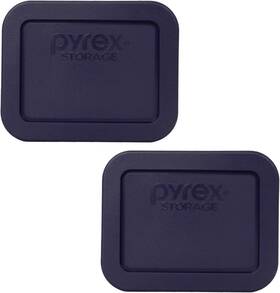 Pyrex 680226785891 7213-pc 1.9-cup Dark Blue Plastic Food Storage Lid Made In
