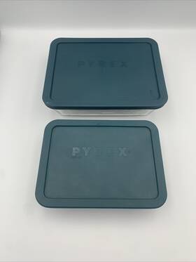 Pyrex 680226788281 1 7213-pc 1.9 Cup And 7214-pc 4.8 Green Rectangle Lid Covers Pyrex 680226788281 1 7213-pc 1.9 Cup And 7214-pc 4.8 Green Rectangle Lid Covers
