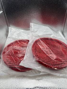Pyrex 682440194435 7201-pc 4 Cup Dark Red Round Plastic Lid 4pk New For Glass Bowl Pyrex 682440194435 7201-pc 4 Cup Dark Red Round Plastic Lid 4pk New For Glass Bowl