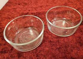 7200a Pyrex 2 - Cup Clear Round Glass Bowl. No Chips Or Cracks