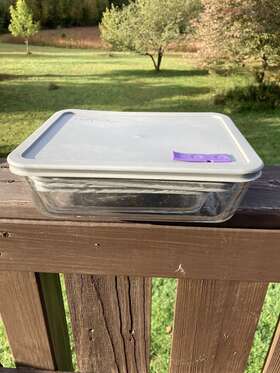 7212-7210 Pyrex 7210 7212 2 Vintagepyrex Glass Storage/casserole Dish With 7212-vpc And Vpc Lid