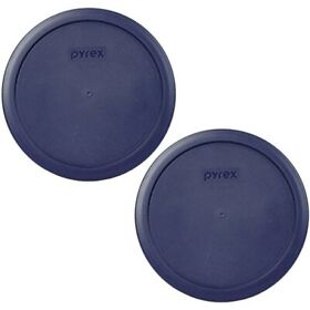 Sns-192-b00v34z0ei Pyrex Blue Plastic Cover Fits 6 And 7 Cup Round Dishes 2 Lids