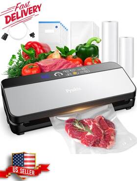 Vs6606x Pyukix Vacuum Sealer Machine Food Vaccum Sealers For 80kpa Automatic 8- Vs6606x Pyukix Vacuum Sealer Machine Food Vaccum Sealers For 80kpa Automatic 8-