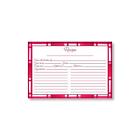 Q12-21154 Gibson Recipe Cards Christmas Plaid 009292812766